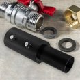thumbnail image 3 of KAKOWELY Street Lamp Pole Adapter Light Post Adapter Tenon Light Pole Tenon Metal Light Pole Adapter,9.84X"X3.46"X3.46", 3 of 5