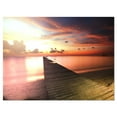 thumbnail image 2 of Promenade en Bois dans la Mer Colorée - Impression sur Toile de Pont, 2 of 3