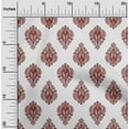 thumbnail image 2 of oneOone Georgette Viscose Maroon Fabric Block Fabric For Sewing Printed Craft Fabric By The Yard 42 Inch Wide-3Q, 2 of 5