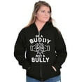 thumbnail image 3 of Be A Buddy Not A Bully Friendly Cute Zip Up Hoodie Men's Women's Brisco Brands S, 3 of 5