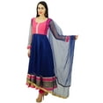 thumbnail image 5 of Atasi Womens Net Anarkali Salwaar Kameez Suit with Dupatta Ethnic Wear Dress, 5 of 8