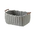 thumbnail image 1 of Woven Baskets for Storage, Rope Baskets for Storage, Chunky Knitted Storage Basket Woven Basket Thick Rope Storage Box Storage Basket Desktop Snack Sundries Basket, Baskets for Storage, 1 of 5