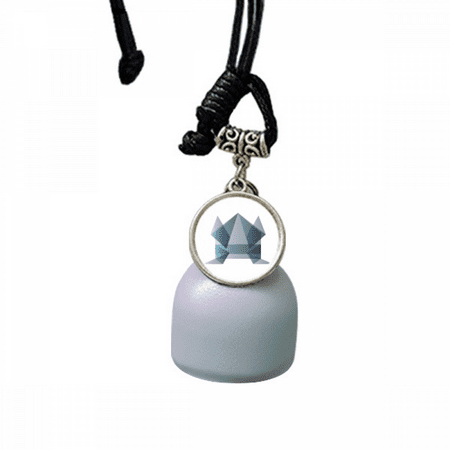 Origa Frog Geometric Shape Wind Chimes Bell Car Pendant