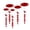 5PCS, variant on QSTDGVPW Chinese New Year Ceiling Decoration Lunar New Year Party Supplies for Office 5PCS