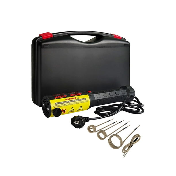 Calentador de inducción Solary Magnetic 1000 W 110 V con 4 bobinas de 1 kg