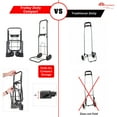 thumbnail image 5 of dbest products Foldable Shopping Cart with Wheels and Removable Bag, Black, 5 of 6