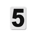 thumbnail image 2 of 12 Inch Individual Number for Mailbox House Office Apartment, Easy Peel & Stick 0-9 Stickers, Highly Reflective Aluminum Curb Numbers Five (5) Indoor/Outdoor, Perfect for Every Home Decor DIY Stickers, 2 of 6