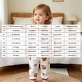 thumbnail image 3 of CAICJ98 Pajamas Toddler Girl Long Sleeve Snug fit 2Pcs Soft Pjs Set Kids Loungewear Sleepwear Boy Baby Clothes (Red,12-18 Months), 3 of 6
