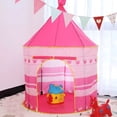 thumbnail image 5 of Tarmeek Portable Game Tent for Indoor Outdoor Use, Washable Pink Pop Up Tent with Mesh Windows, Easy Setup Camping Tent for All Ages, Waterproof UV Protection Play Tent for Kids and Adults, 5 of 7