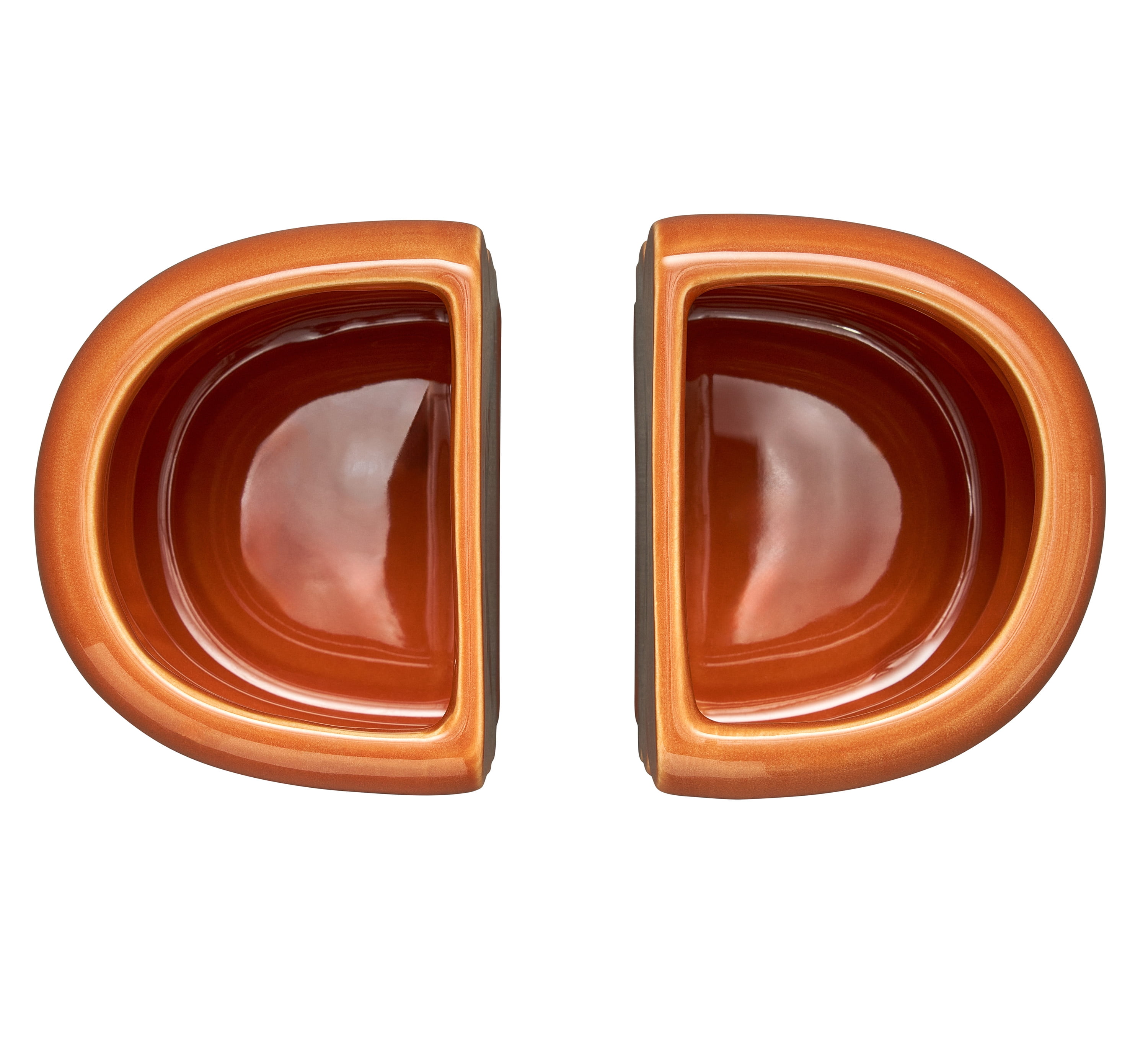 Beautiful 4" x 5" Bubble Terracotta Ceramic Bookends by Drew Barrymore (2 Count)