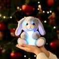 thumbnail image 6 of Meggemo Gift Color-Changing Glowing Alpaca & Rabbit Stuffed Toys - Cute Light-Up Plushies, Festive Gift for Birthdays, Holidays & Home Decor, 6 of 7