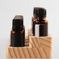 thumbnail image 4 of Essential Oil Rack Basdi 2-Tier Wooden Essential Oil Display Stand - 12-Slot Natural Hardwood Rack for Aromatherapy Bottles | Sturdy, Compact, Showcases Collections for Home and Retail, Beige, 4 of 6