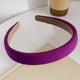 thumbnail image 4 of Diademas acolchadas Sólido Simple 2cm de ancho Diademas para mujer Moda Esponja púrpura Sunnimix diademas anchas, 4 of 8