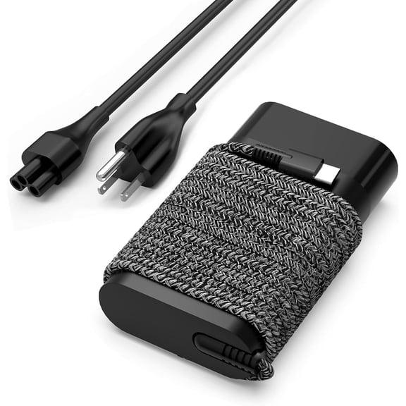 65W USB-C AI Laptop Charger with 10FT Braided Cable, Fast Charger Compatible with HP Next Gen AI PC ProBook G10 G11, EliteBook G1i X Ultra, Envy Spectre Chromebook