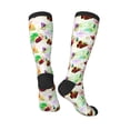 thumbnail image 4 of Balery Floral Vintage Printed Novelty Socks Men's Women's Crew Socks Sports Socks Knee High Socks Cotton Socks Quirky and Cool Socks, 4 of 9