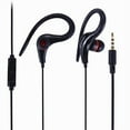 thumbnail image 4 of Opolski 3.5mm Universal Ear Hook Wired Earphone Bass Stereo Sports Headphone with Mic, 4 of 6