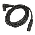 thumbnail image 4 of Cable de micrófono XLR cable de PVC Transmisión de señal sin pérdidas Plug and Play Cable de micrófono XLR macho a hembra de 3 pines para presentaciones en vivo, 4 of 8