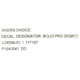 thumbnail image 4 of Moomba Boat Raised Brand Logo Decal 117197 | Mojo Pro Emblem, 4 of 4
