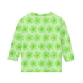 thumbnail image 5 of YUNAFFT T-shirts Décontractés Créatifs pour Enfants Manches 3/4 Col Rond Unisexes Confort Élégant, 5 of 5