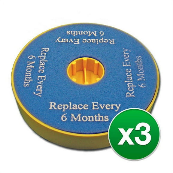 Replacement Vacuum Filter for Envirocare 90540101 / 993 (3-Pack)