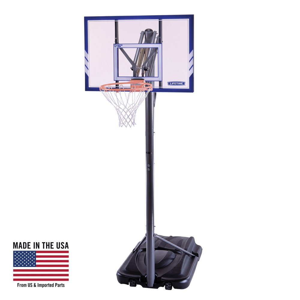 Lifetime 44" Adjustable Portable Basketball Hoop, 71546