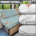 thumbnail image 6 of FOR U DESIGNS Starfish Seashell Wood Pattern 2 Pcs RV Dinette Cushion Covers Breathable RV Couch Cover Elastic Loveseat Sofa Chair Cover Furniture Protector for RV Camper Car Bench, 6 of 7