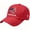 Red, variant on SIMDOO Freedom U.S. Flag Baseball Cap, Adjustable Retro Hat, Patriotic American Flag Design, Embroidered Lettering & Flag, Unisex Vintage Style Cap
