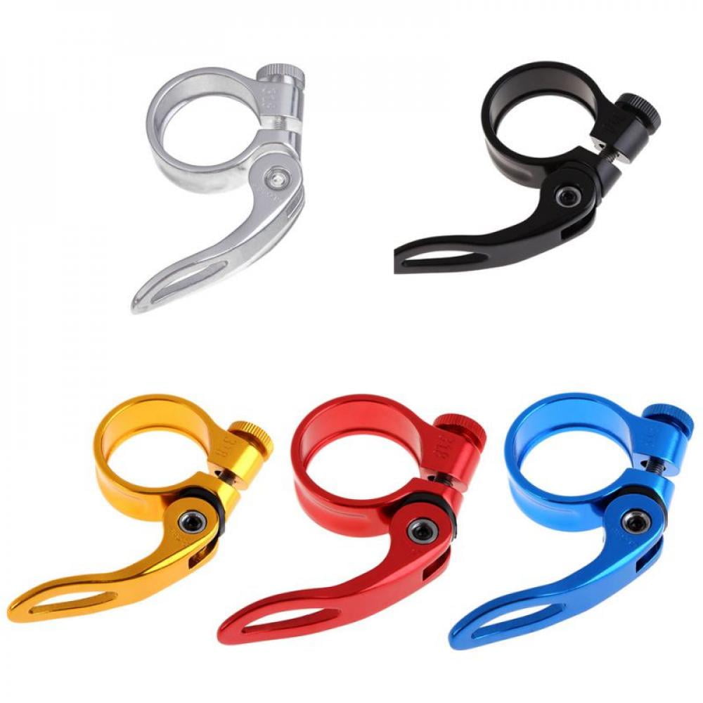 Bicycle Seat Post Clamp 31.8MM Bike Seat Clamp Fixed Gear Quick Release Seatpost Clamp Mountain Road Bike