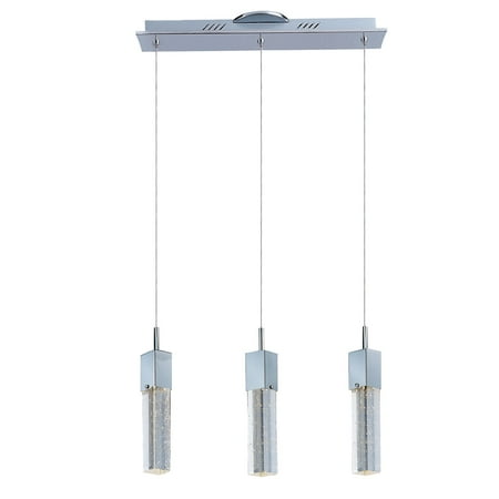 - ET2 Fizz III E22763 3-Light LED Pendant Polished Chrome