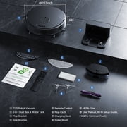 ONSON 8000Pa Robot Vacuum Cleaner and Mop Combo, 2 in 1 Vacuum and Mop With Wi-Fi, Ideal for Hard Floors