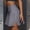 4#a Gray, variant on High Rise Front Slit Golf Skirts for Women - Mini A-line Tennis Casual Skort with Built-in Shorts Side Pockets Black XL