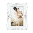 thumbnail image 3 of Modern Plastic Desktop Photo Frame with Back Stand, Holds 10x15cm Pictures for Office Study Bedroom Decor, 3 of 8