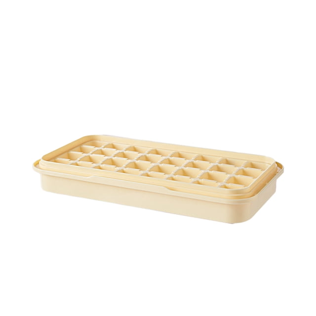 Ice-cube Mold Washable Reusable Solid Color 32 Grid Kitchen Bar Club Bar Club Ice Cube Ice-cream Jelly Tray Accessories Yellow