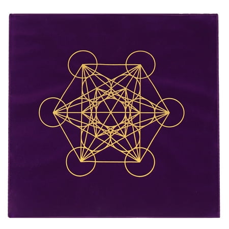 

Altar Tarot Card Cloth | Velvet Tablecloth Astrology Tarot Divination Cards | Table Cloth Tapestry with Tarot Cards Bag (Purple 49x49cm)
