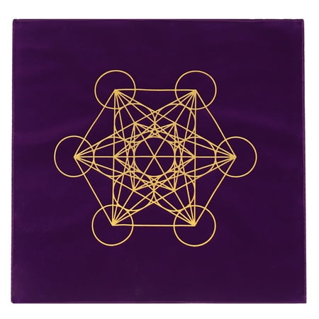 

Altar Tarot Card Cloth | Velvet Tablecloth Astrology Tarot Divination Cards | Table Cloth Tapestry with Tarot Cards Bag (Purple 49x49cm)