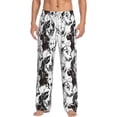 thumbnail image 1 of Kdxio Labrador Retriever Dog Pattern Men's Pajama Pants, Elastic Waist with Drawstring and Pockets, Comfortable Loungewear-3X-Large, 1 of 6
