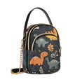 thumbnail image 7 of FORMRS Crossbody Bag for Women Shoulder Cell Phone Purse with Zipper, Cartoon Dinosaur, 7 of 7