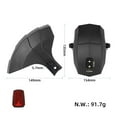 thumbnail image 6 of CENL Plastic rear Splash Guard for Kukirin G3 G4 electric scooter mudguard with rear reflector lightweight design easy fit, 6 of 8