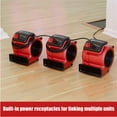 thumbnail image 6 of Vacmaster Red Edition AM201 1101 550 CFM Portable Air Mover Floor and Carpet Dryer, 6 of 7