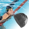 thumbnail image 2 of Unique Bargains Floral Pattern Swim Cap 1Pc Black, 2 of 6
