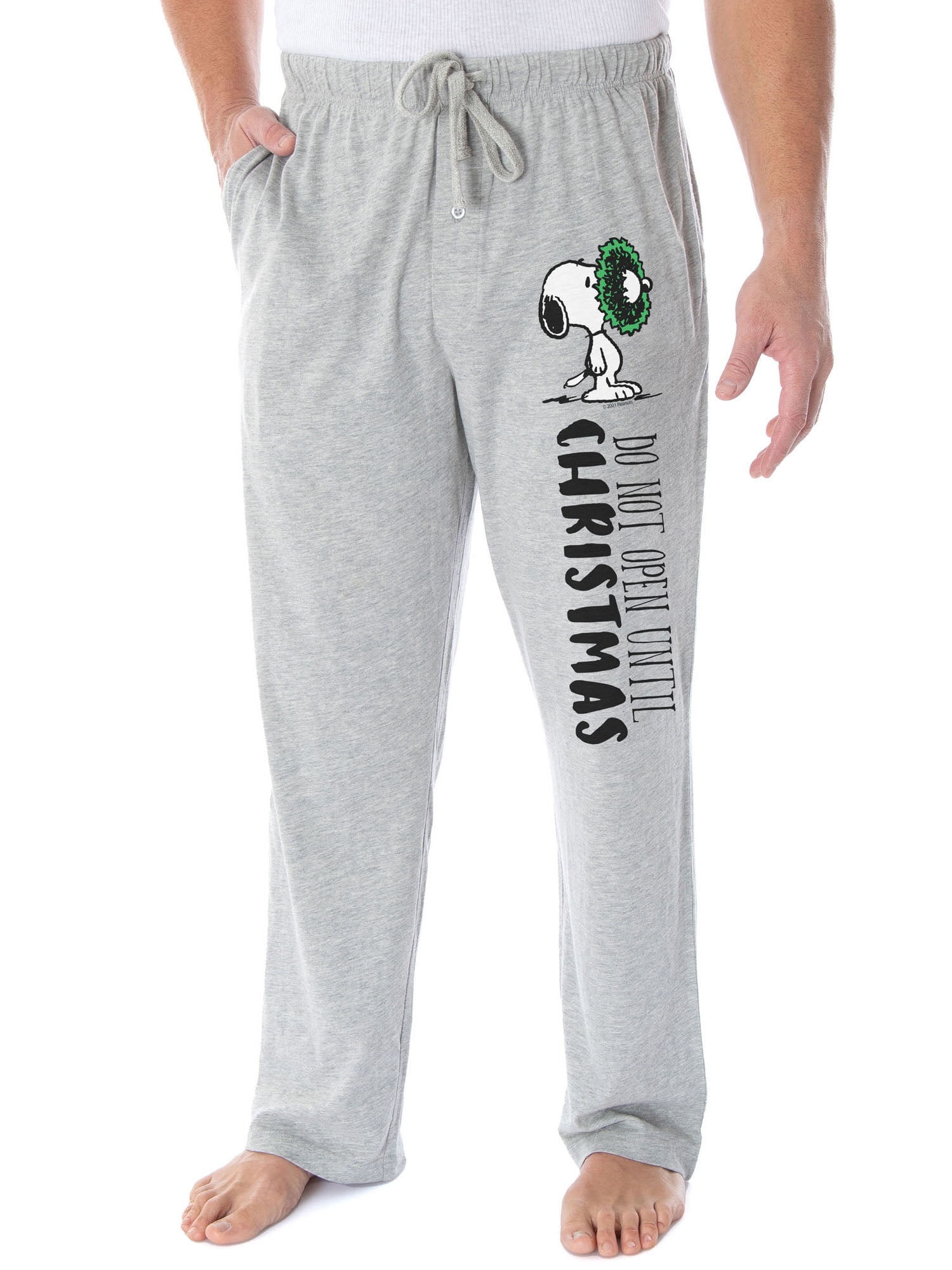 Peanuts Adult Snoopy Christmas Character Loungewear Sleep Pajama Pants