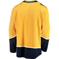 thumbnail image 3 of Men's Fanatics Gold Nashville Predators Breakaway Home Jersey, 3 of 7