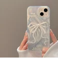thumbnail image 1 of Funda Para iPhone 11 12 13 14 15 16 Serie Lazo En Plata Case, 1 of 7