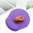 thumbnail image 3 of Walbest Ergonomic Mouse Pad with Wrist Support EVA Mouse Pad with Wrist Rest, Soft Comfortable Computer Mouse Pad for Laptop, Pain Relief Mousepad for Office & Home, 9.8 x 9.1 in, 4mm Thickness, 3 of 7