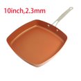 thumbnail image 1 of Skillet Copper Red Pan Ceramic Induction Frying Pan Saucepan Skillet Scratch Resistant 8/10 Inches Nonstick Skillet, 1 of 5