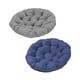 thumbnail image 4 of 2 cojines para asiento de patio, extraíbles, para colgar en la silla, tipo hamaca gris azul, 4 of 9