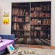thumbnail image 5 of Yosooo 2 tama?os de Cortinas Opacas, Cortina de Ventana de poliéster Estantería 3D Cortinas de Sombra Impresas Cortinas para Dormitorio Sala de Estar decoración(170 * 200cm) Ecomeon no, 5 of 6