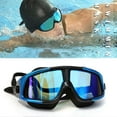 thumbnail image 2 of Gafas de natación, gafas de natación para adultos con protección UV y lente antivaho, gafas de silicona cómodas y antideslizantes, fáciles de ajustar, profesionales Swi, amarillo y negro, 2 of 5