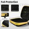 thumbnail image 5 of Eva Carrying Case for Earbuds,Portable EVA Headphone Case Storage Bag Organizer or Earphone, Earbud, Earpieces, SD Memory Card, Camera Chips (Yellow), 5 of 12