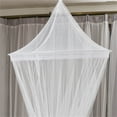 thumbnail image 4 of Fnyoxu Round Lace Insect Bed Canopy Netting Curtain Dome Mosquito Net Elegant Single Door 250*1100*60cm, 4 of 7